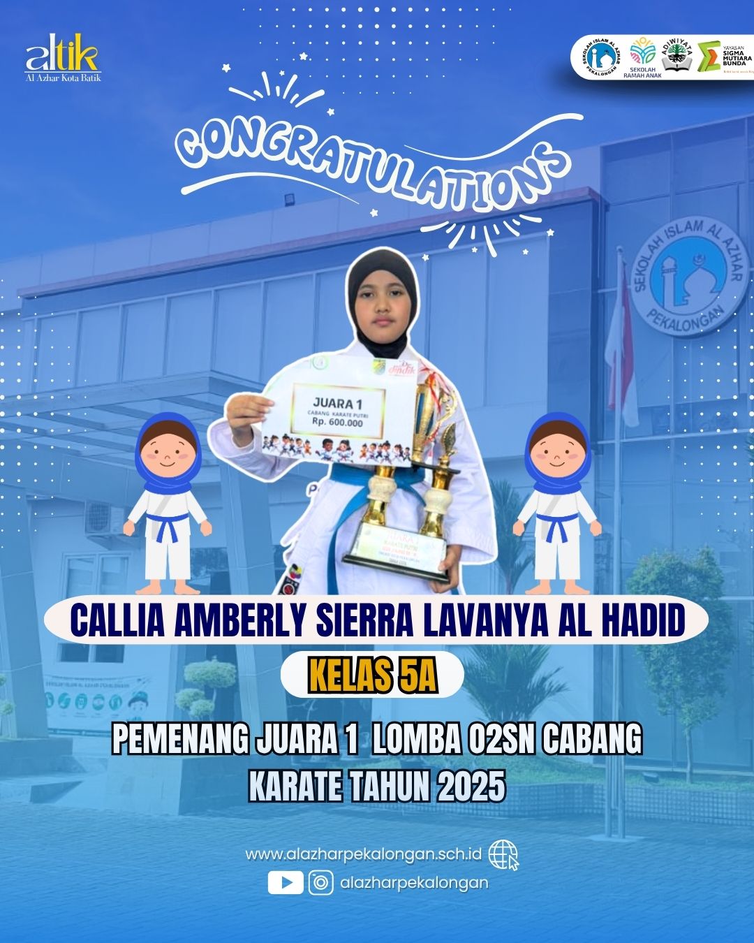 Juara 1 Lomba O2SN Cabang Karate