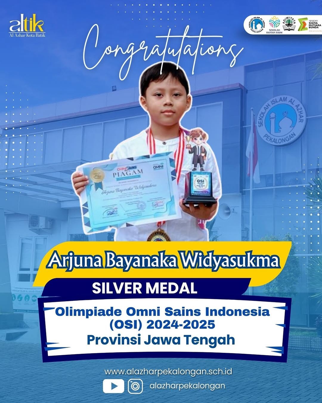 Silver Medal di Olimpiade Omni Sains Indonesia (OSI)