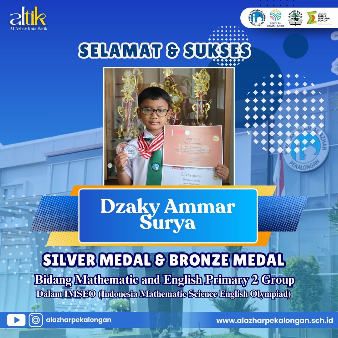 Silver & Bronze Medal Bidang Matematika dan English Primary 2